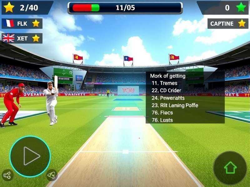 Cricket Warzone Master batting interface